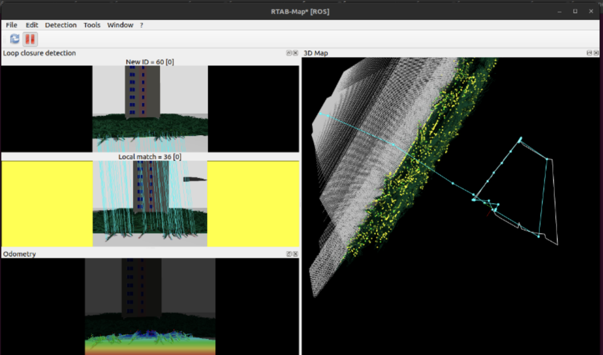 Drone mapping simulation in Gazebo